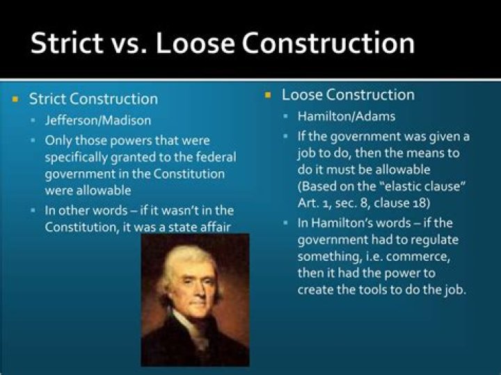Are strict constructionist federalists?