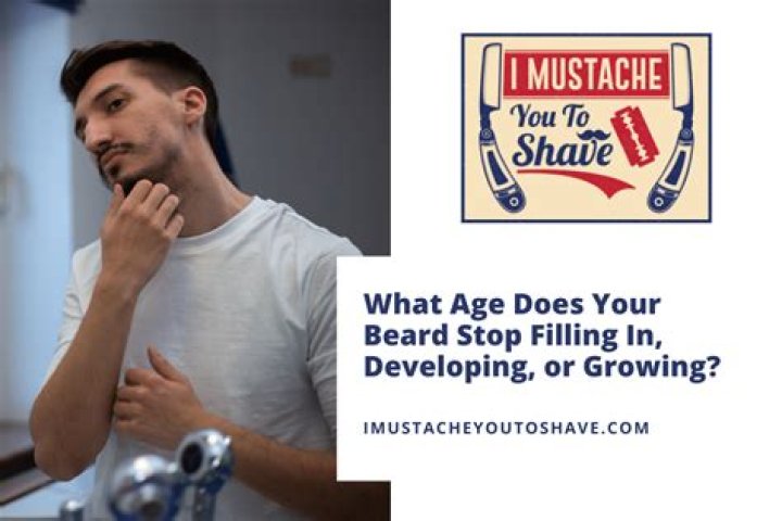 At what age does your beard stop developing?