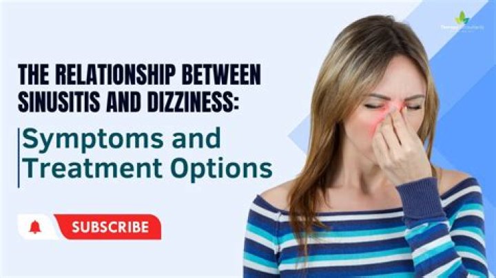 Can blocked sinuses cause dizziness?