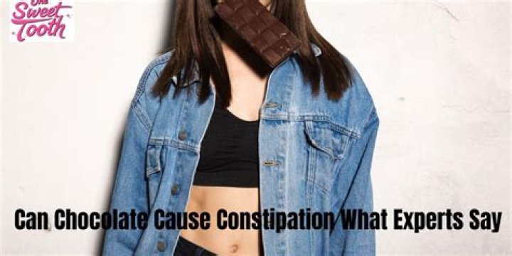 Can chocolate cause constipation?