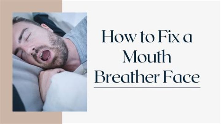 Can mouth breathing face be fixed?
