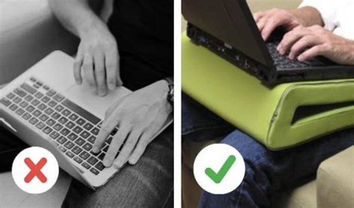 Can putting a laptop on your lap be harmful?