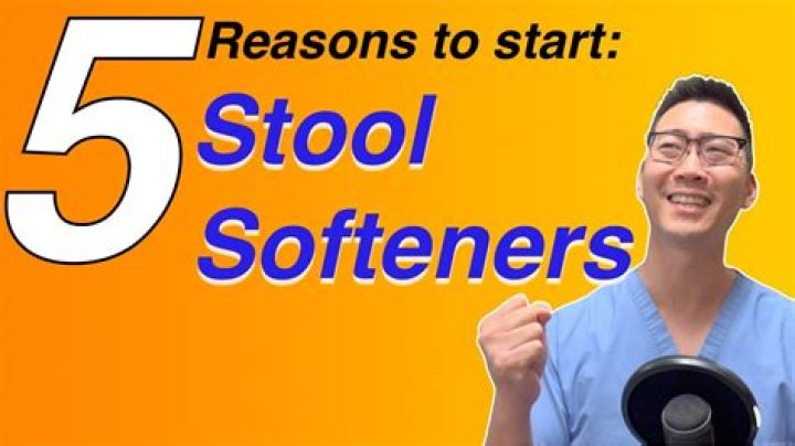 Can stool softeners cause pain?