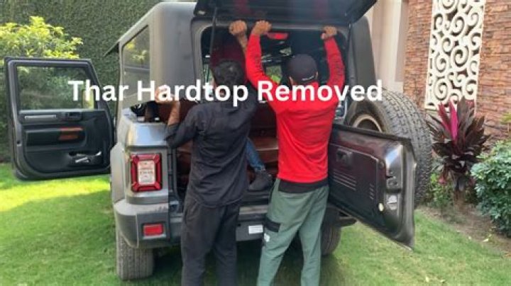 Can thar hardtop be removed?