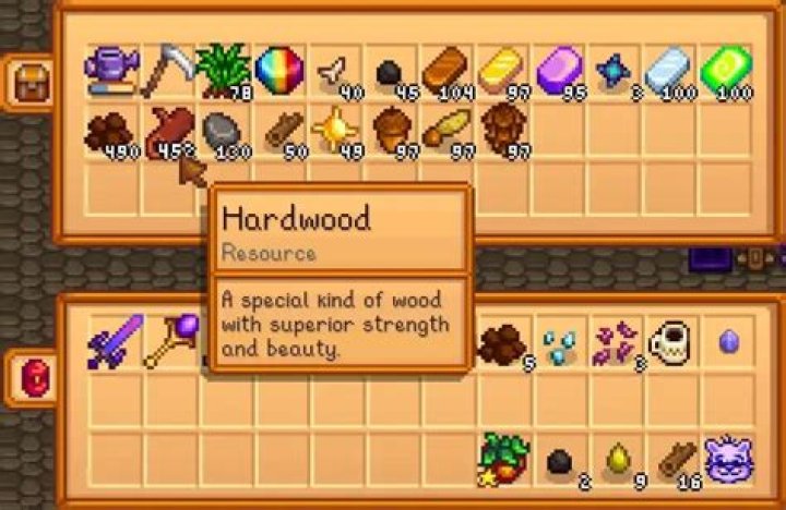 Can you buy hardwood in stardew valley?