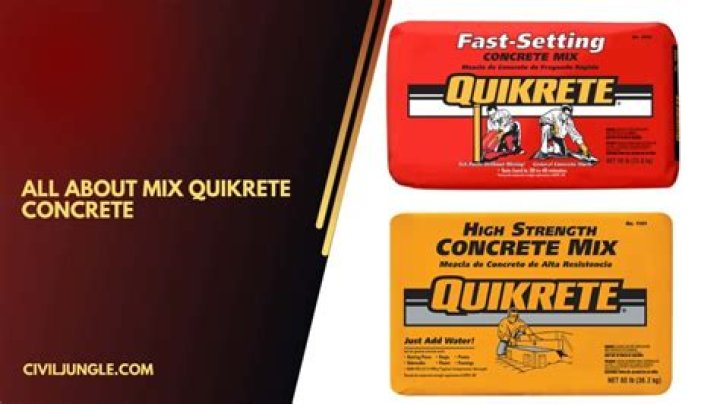 Can you use quikrete for a slab?