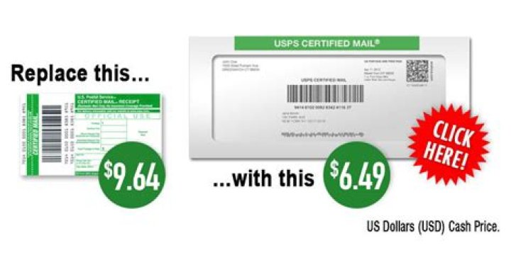 Did certified mail rates increase?