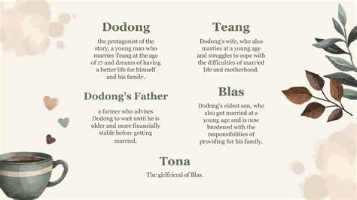 Did teang regret marrying dodong?