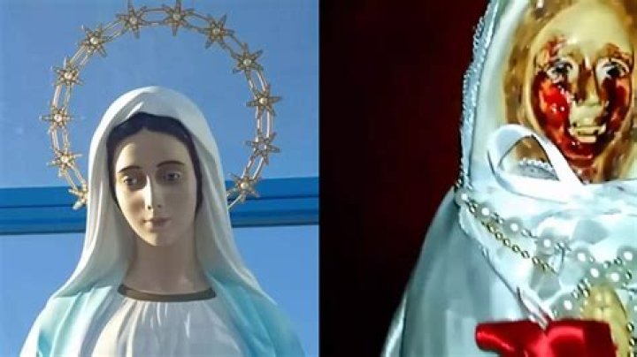 Did the virgin mary cries blood?