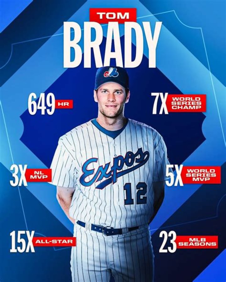 Did tom brady play baseball?