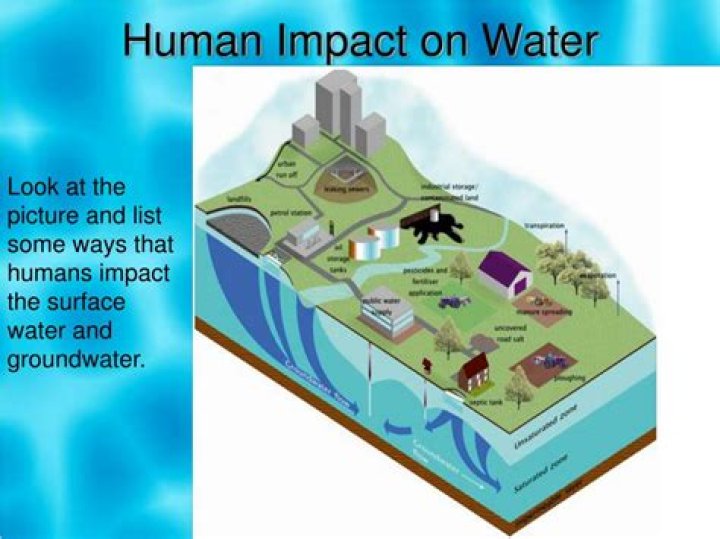 Do humans affect the water cycle?