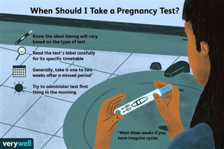 Do pregnancy tests have to be taken in the morning?