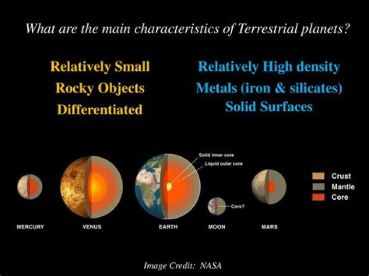 Do terrestrial planets have high density?