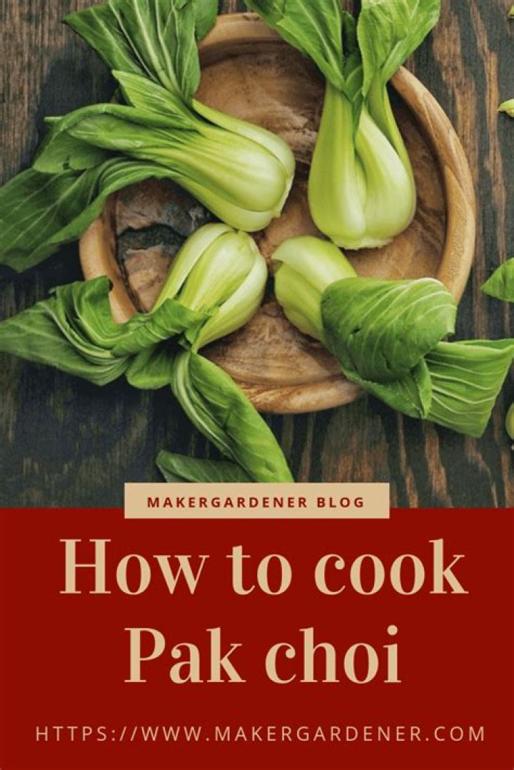 Do you cook pak choi leaves?