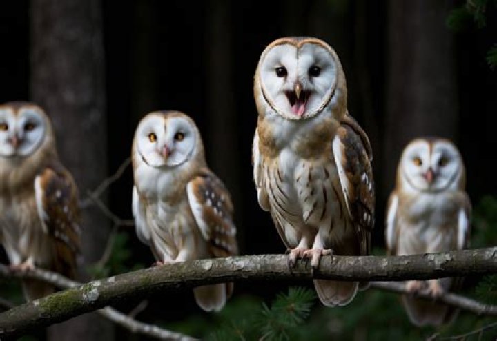 Does an owl scream?