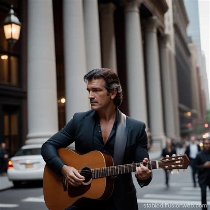 Does banderas play guitar?