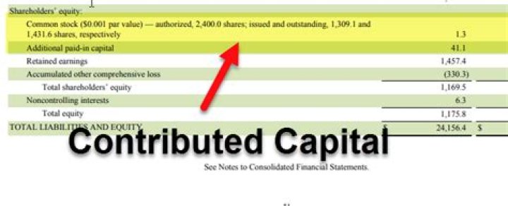 Does contributed capital go on the income statement?
