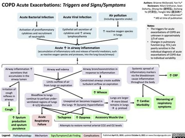 Does exacerbation mean acute?