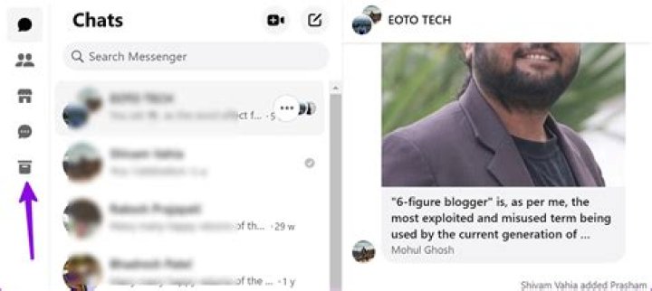 Does messenger have archives?