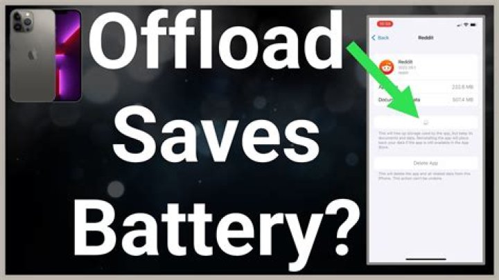 Does offloading apps save battery?