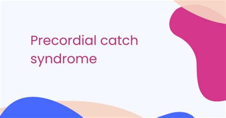 Does precordial catch syndrome ever go away?