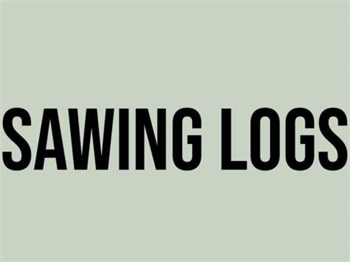 Does sawing logs mean?