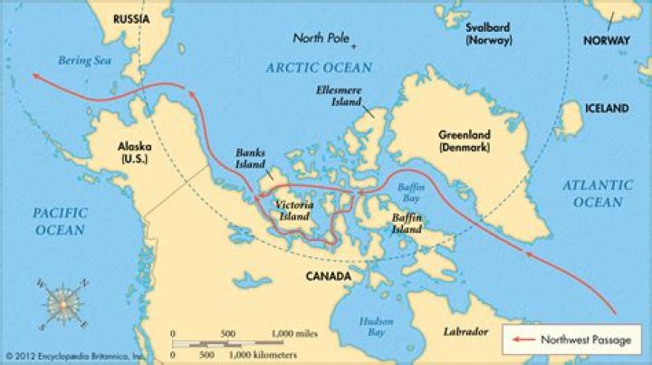 Does the infinity make it through the northwest passage?