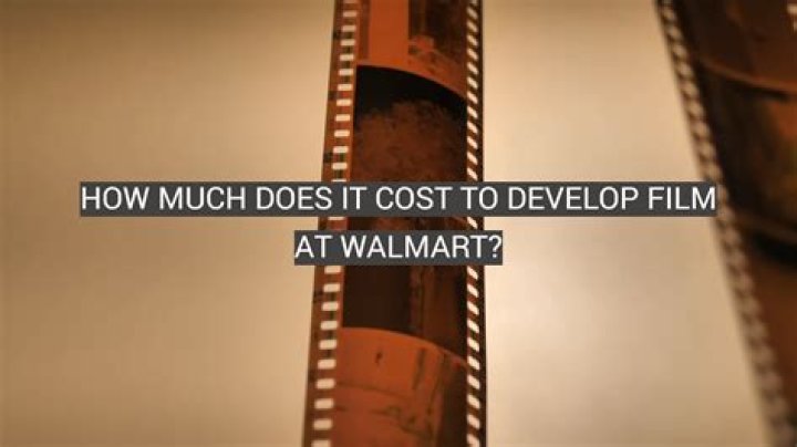 Does walmart develop 35 millimeter film?