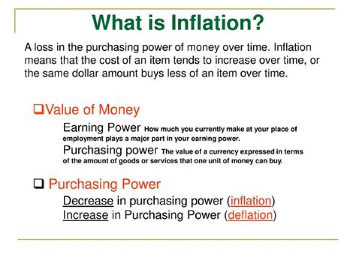 During inflation the purchasing power of money?