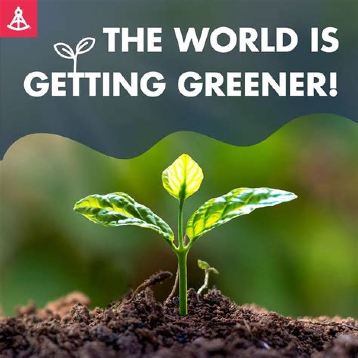Has the earth getting greener?