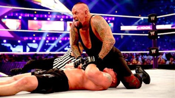 Has undertaker ever beat brock?