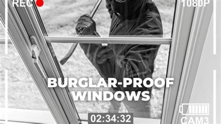 How burglars break into windows?