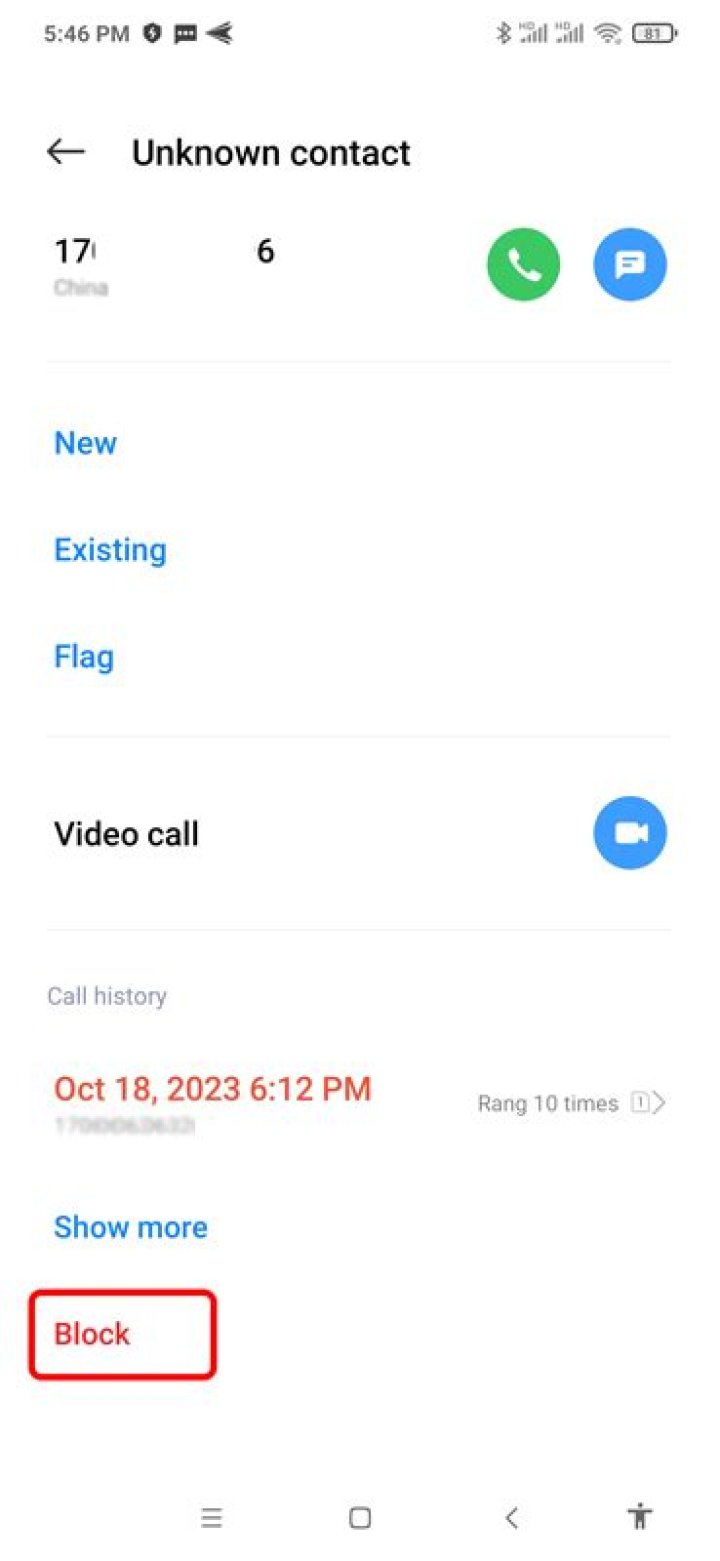 How can i block incoming calls?