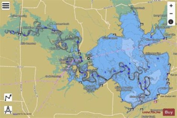 How deep is millwood lake?
