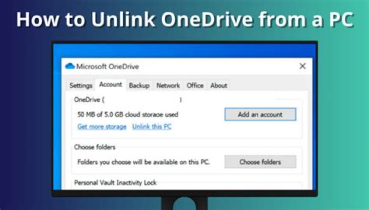 How do i unlink files from onedrive?