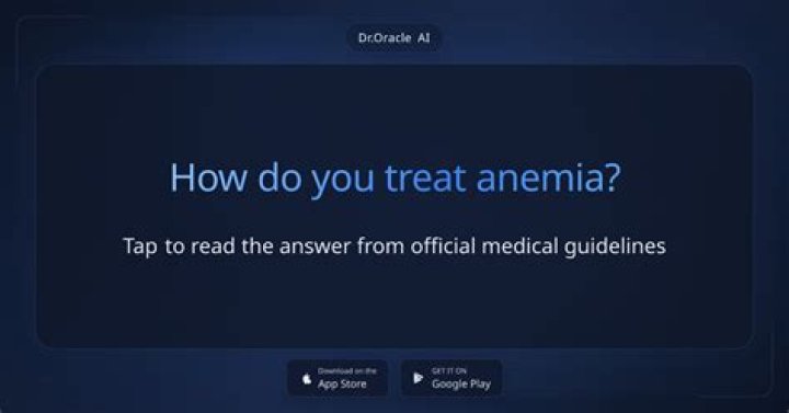 How do you treat anemia?