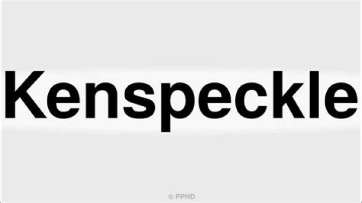 How do you use kenspeckle in a sentence?