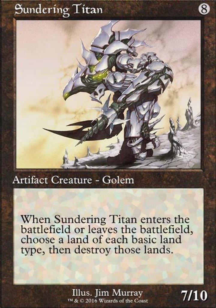 How does sundering titan work?