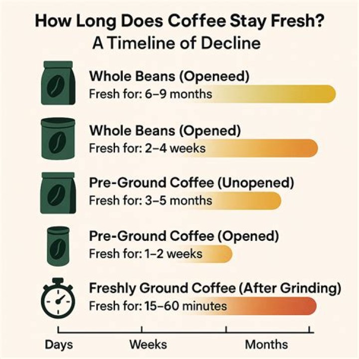 How long does room temp coffee last?