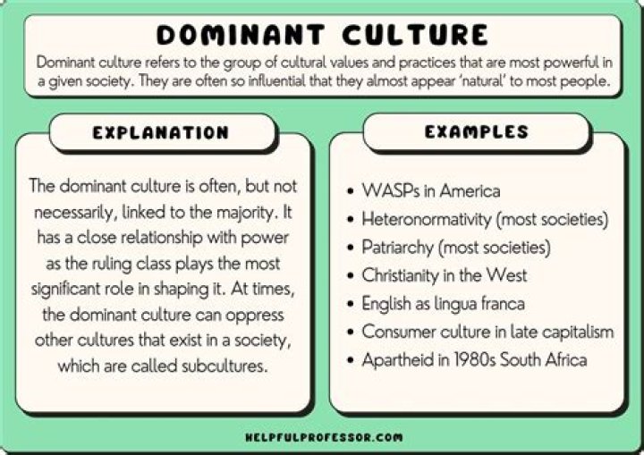 How might a subculture differ from the dominant culture?