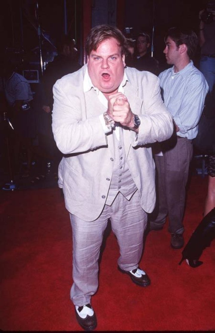 How much did chris farley weigh?