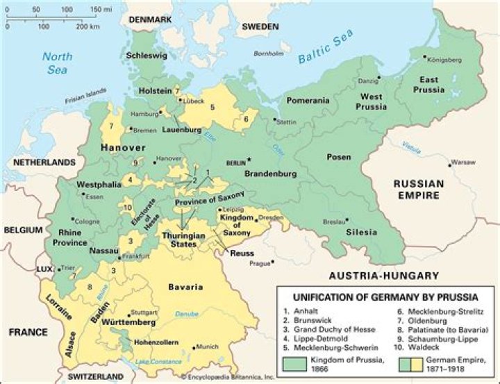 How prussia outstrive in germany?