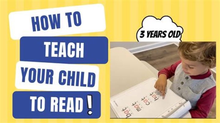 How teach a child to read?