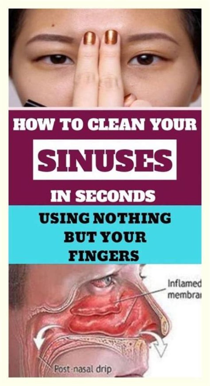 How to clear sinuses?