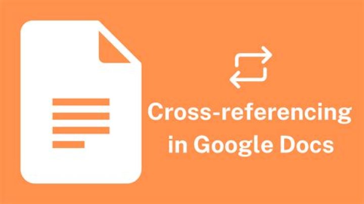 How to cross reference in google docs?