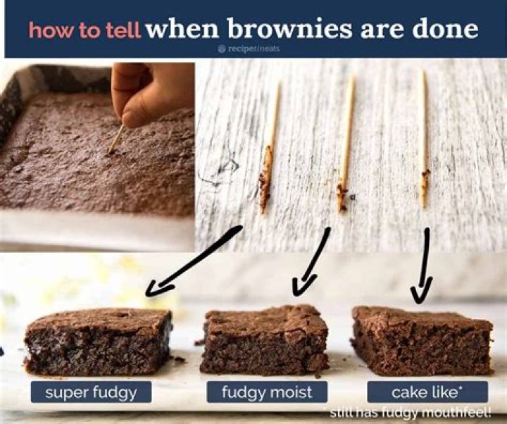 How to not overcook brownies?