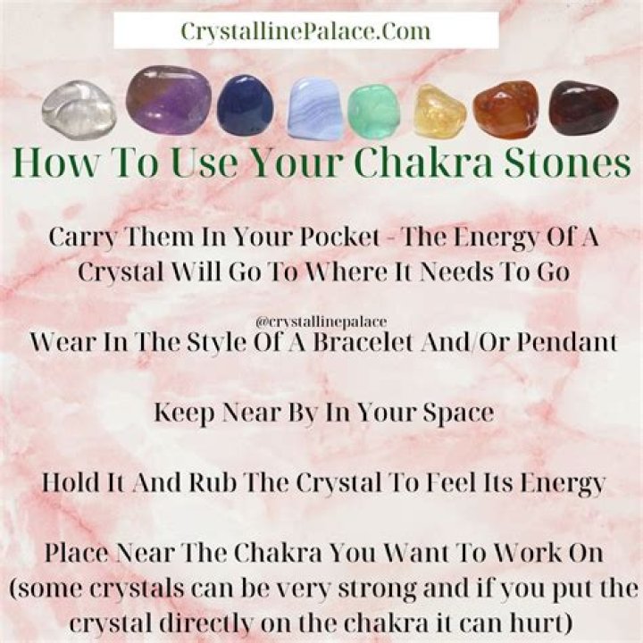 How to use chakra stones?