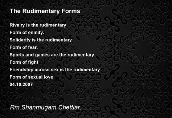 In a rudimentary form?