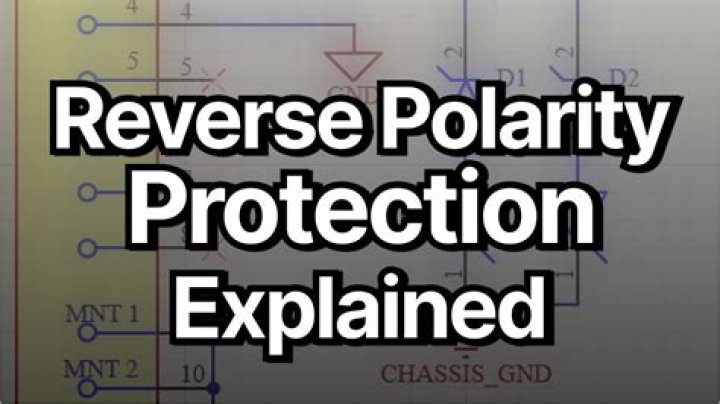 In reverse polarity protection?