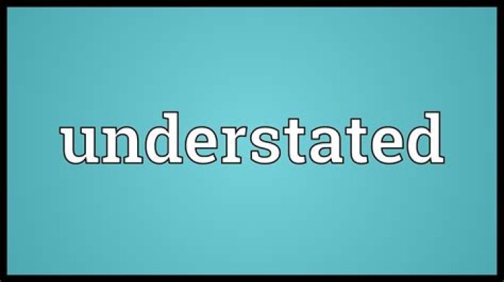 In the understated definition?